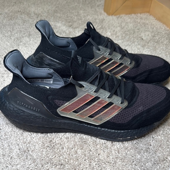 adidas Other - Adidas Ultraboost Black and Silver Sneakers